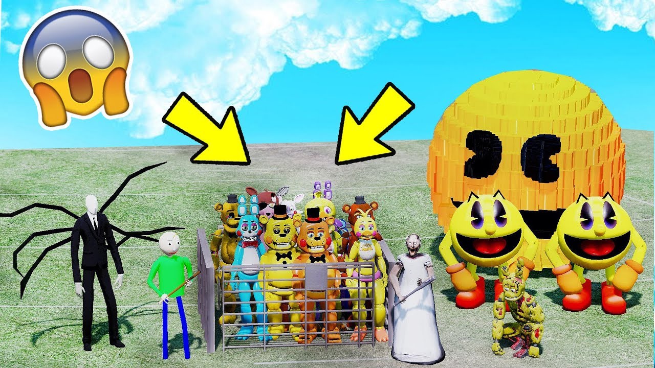 SPRINGTRAP Pode Salvar OS ANIMATRONICS da GRANNY, BALDI`S? | GTA V Five Nights at Freddy's
