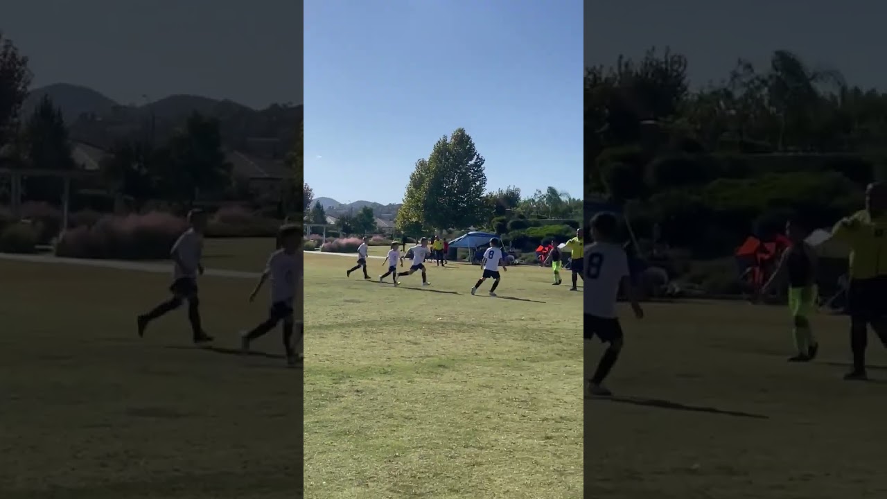 The angle made it hard to score, but I still got the ball in the back of the net!