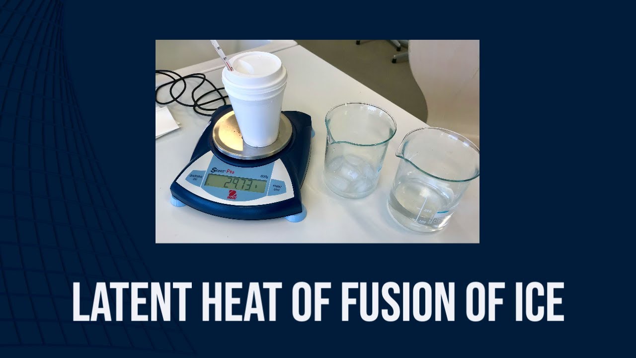Latent heat of fusion of ice