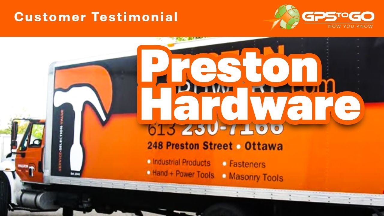 GPS to GO Customer Testimonial  Preston Hardware www.gpstogo.ca