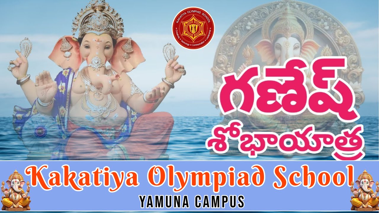 Yamuna Campus Celebrates, Lord Ganesha Idol Immersion || Kakatiya Olympiad School || Nizamabad