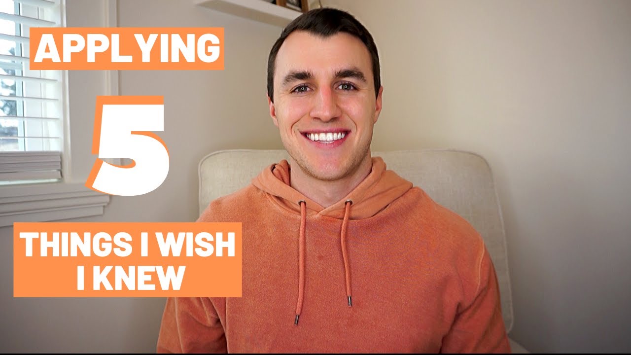 APPLYING TO PA SCHOOL | 5 THINGS I WISH I KNEW