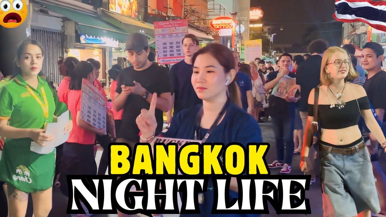 Bangkok🇹🇭 Night Life 2025 😱 || ఆటగాళ్లకి పండగే 😍 || Khao Son Road! || Miss చేయకండి 