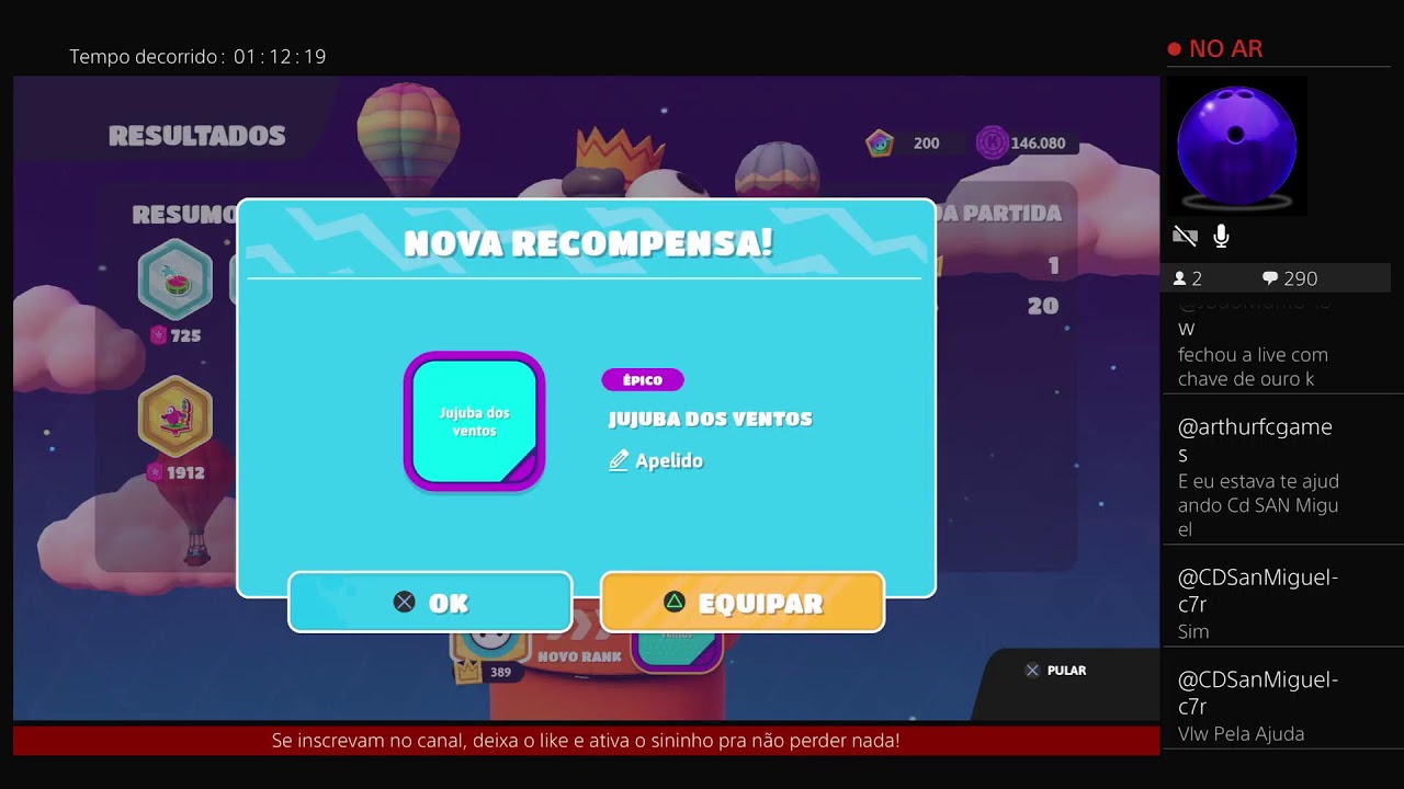 AO VIVO JOGANDO FALL GUYS COM INSCRITOS | EVENTOS NOVOS, MODOS E+