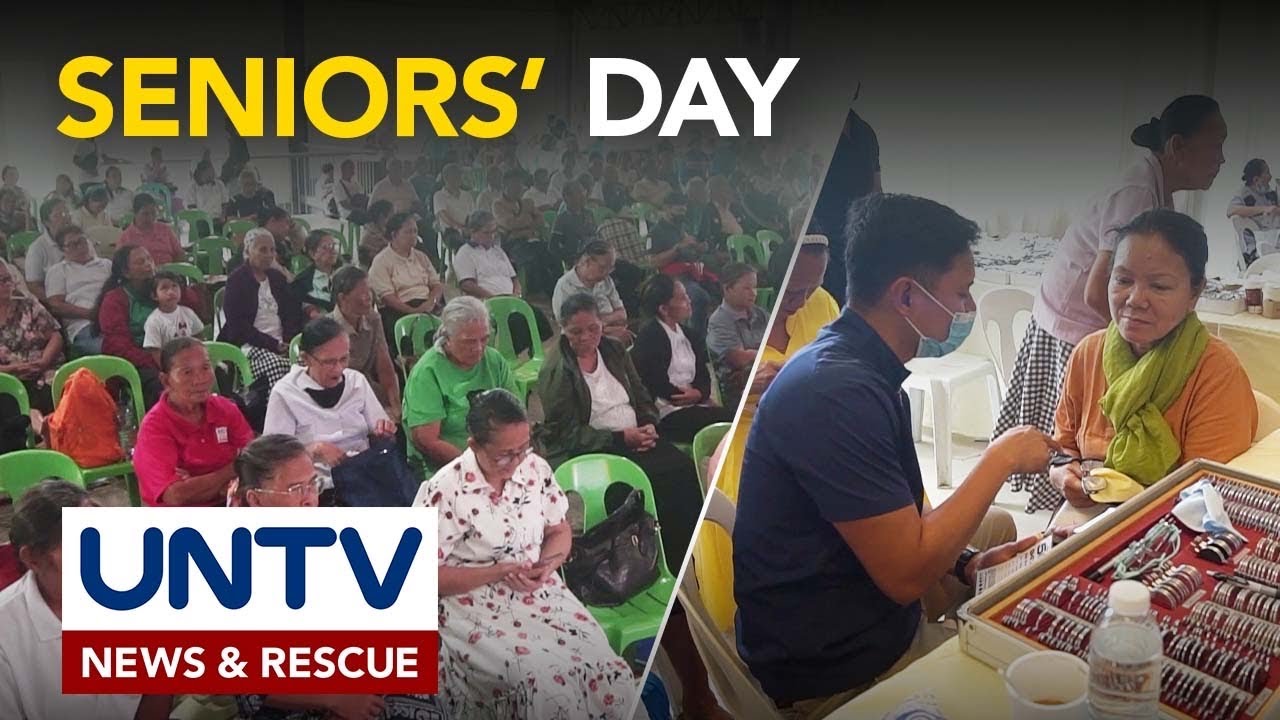 Mga lolo at lola, pinasaya at pinaglilingkuran sa Seniors' Day ng MCGI
