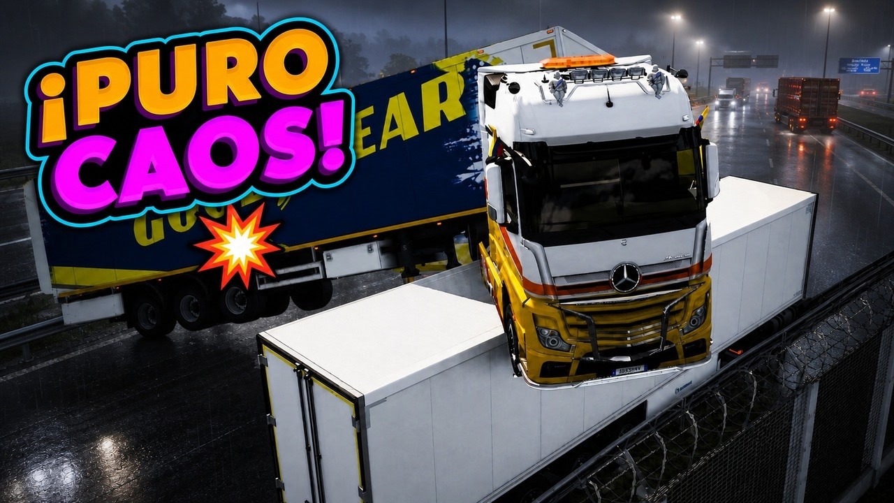 Ruta De Los Noobs Llena De Accidentes | euro truck simulator 2 multiplayer
