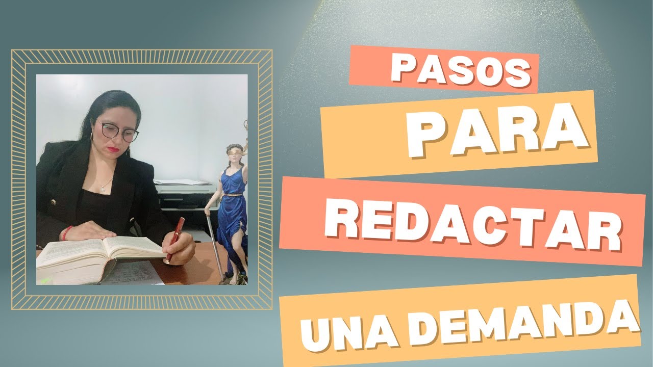 PASOS PARA REDACTAR UNA SOLICITUD DE DIVORCIO