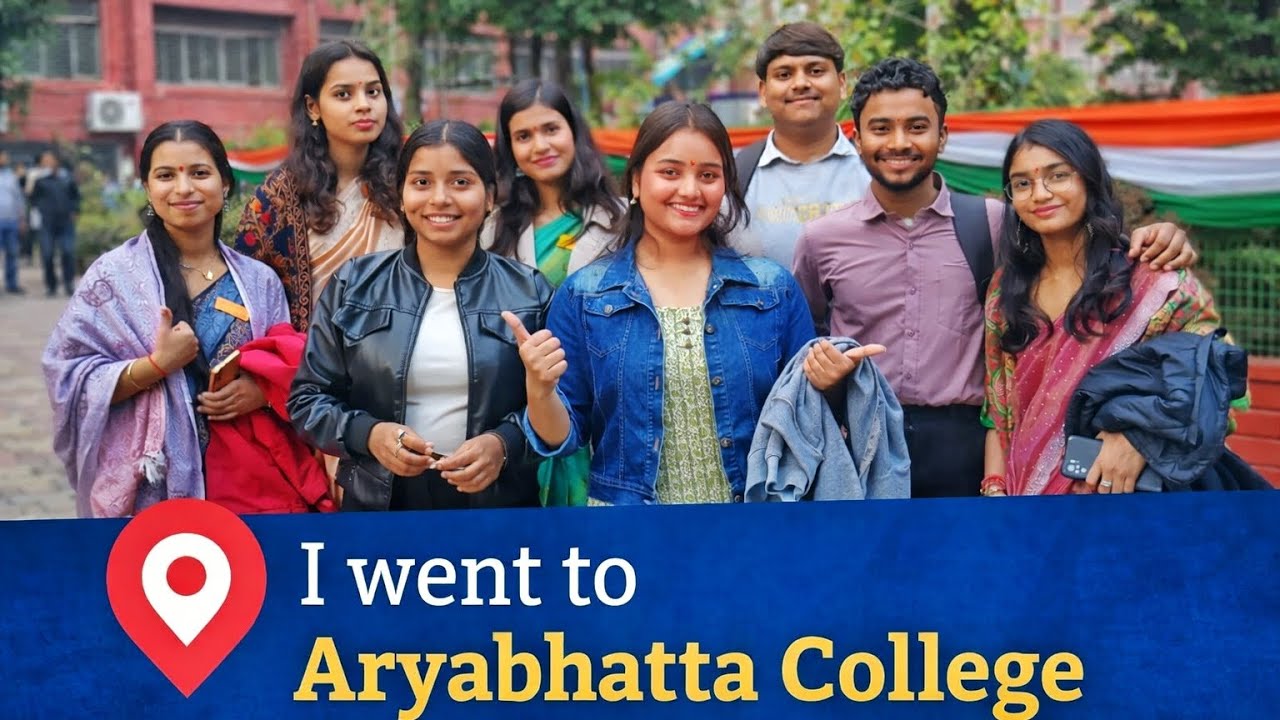I went to Aryabhatta college 😍(28/365)