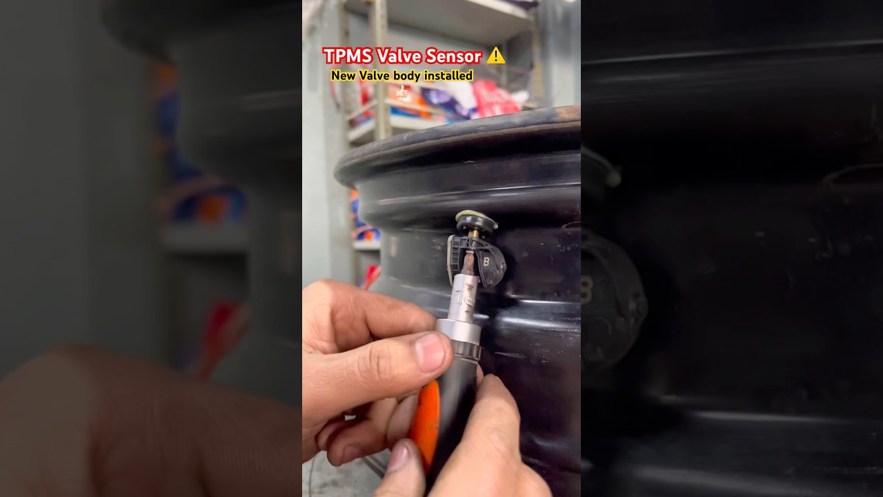 TPMS Valve Sensor installed  ⚠️ New Valve body change✅, Air pressure sensor  