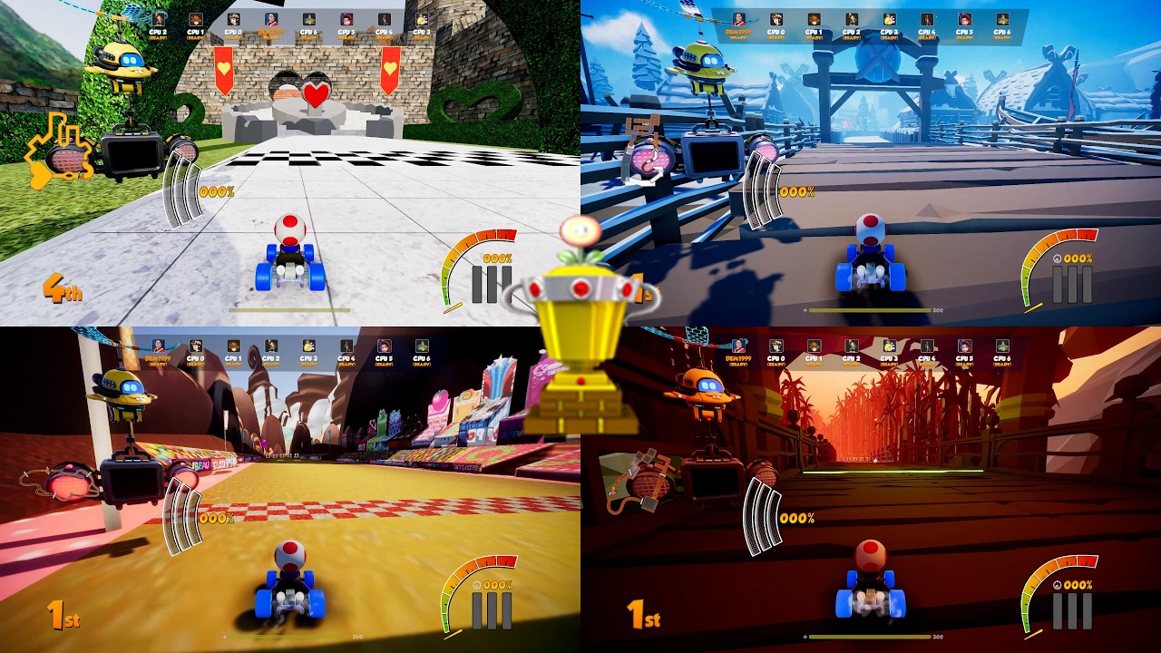 Toad Kart Turbo Charged [The Karters 2] - Flower Cup's Nitro Courses