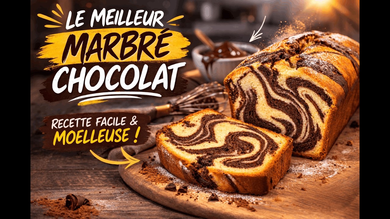 Marbré Chocolat Ultra Moelleux 🤎 Recette Facile et Rapide