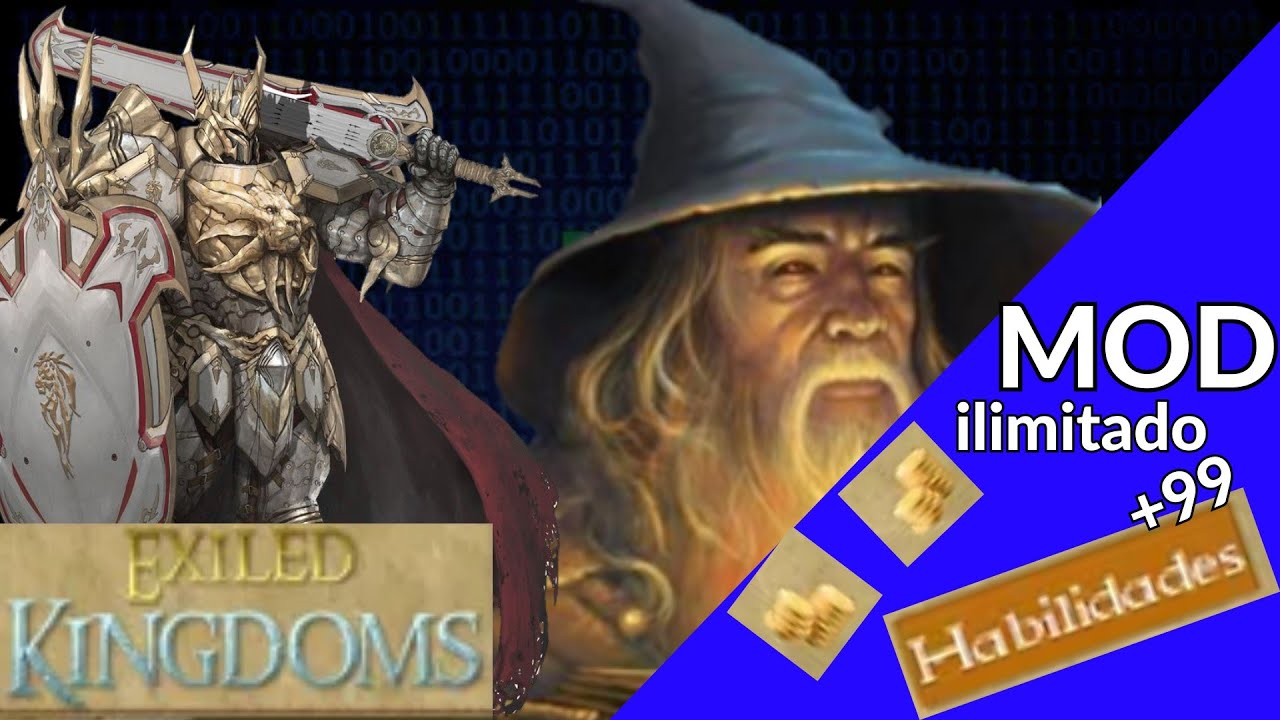 Exiled Kingdoms - MOD Guerreiro ilimitado - Nível e Ouro!