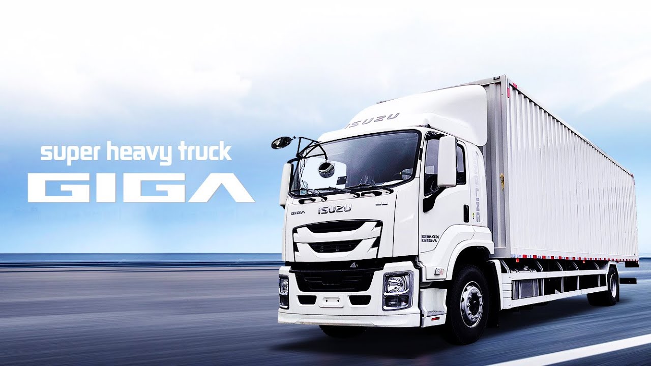 close observation of ISUZU truck: GIGA