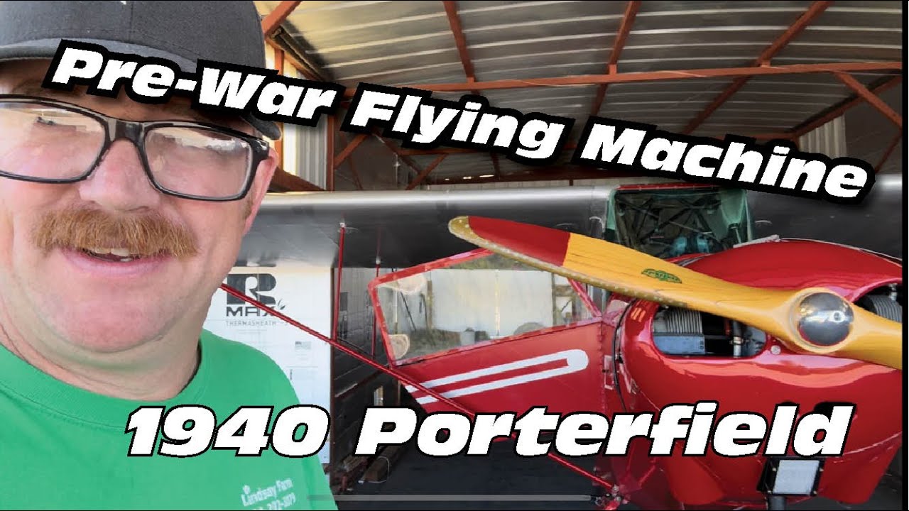 Flight in the 1940 Porterfield Collegiate!