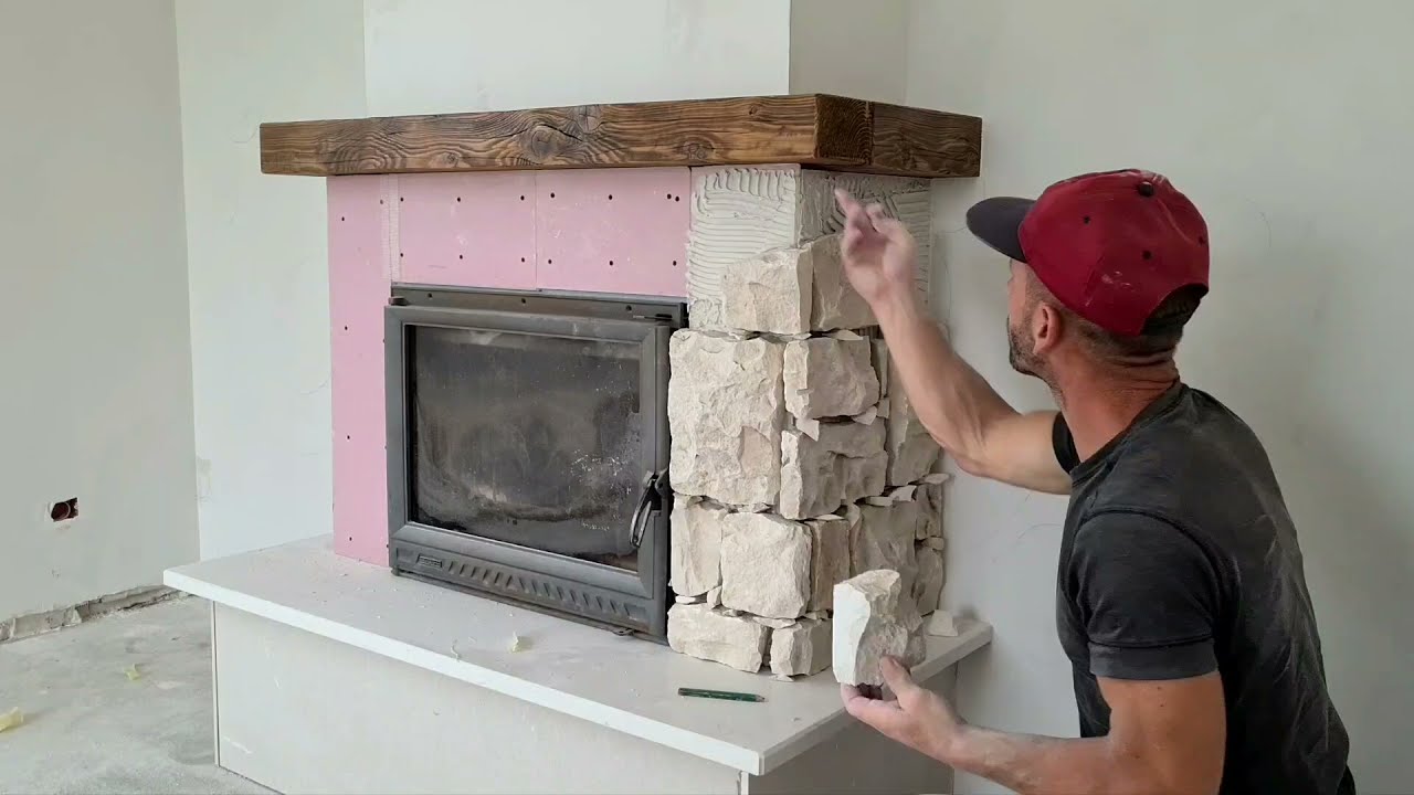 Șemineu încastrat în piatră masivă: de la A la Z | Solid stone fireplace: from A to Z