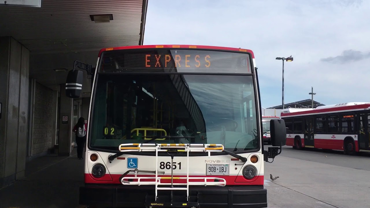 TTC 2017 Nova Bus LFS 8651 - 905 Eglinton East Express