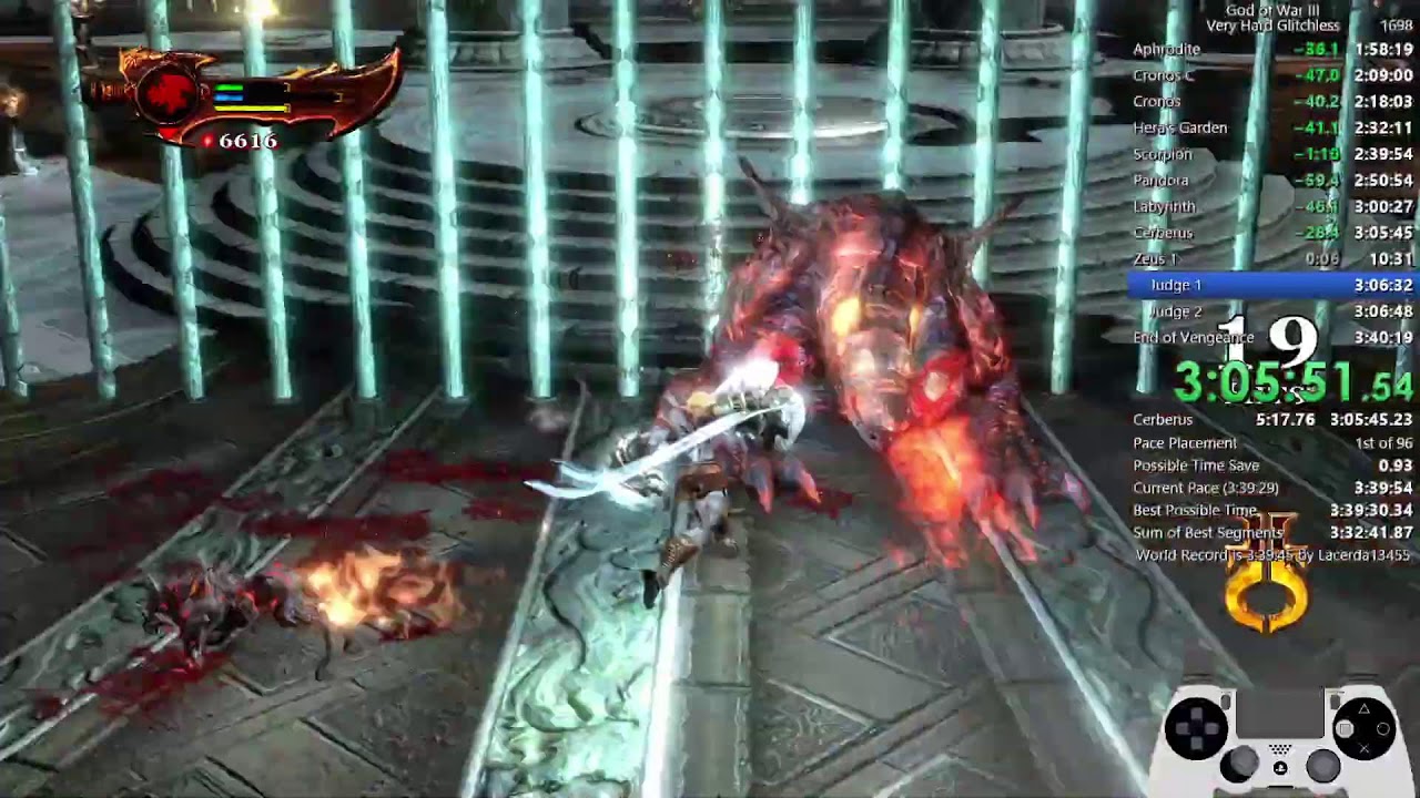 God of War 3 Very Hard Glitchless (PS4) 2:39:54 Scorpion