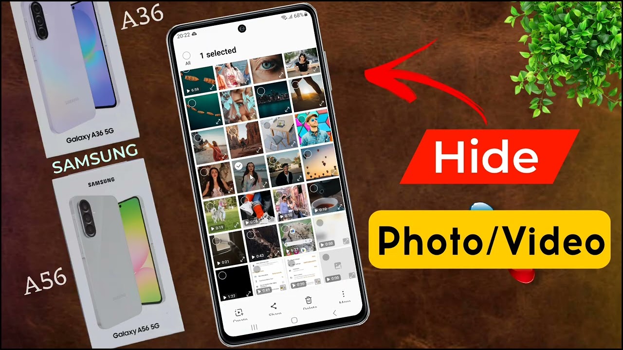 Samsung Galaxy A36 Hide Photos & Videos | Samsung Galaxy A56 Private Photo Hide & Unhide Settings