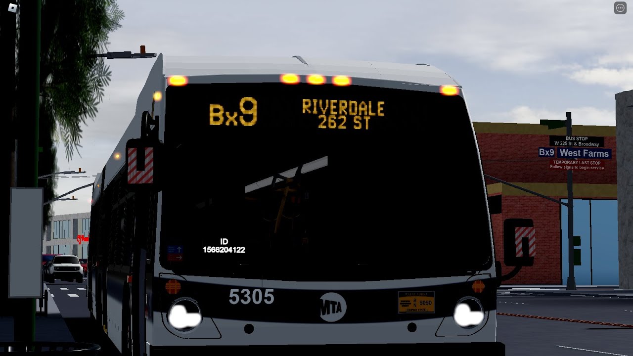 Bx9 from West Farms to Riverdale 262 St (Roblox)
