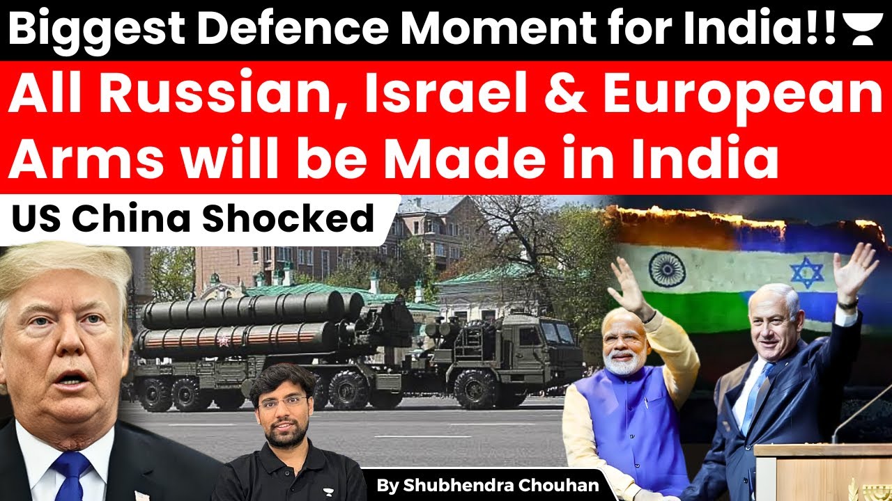 India Becomes Global Weapons Hub | Russia, Israel & Europe Shift Arms Production to India