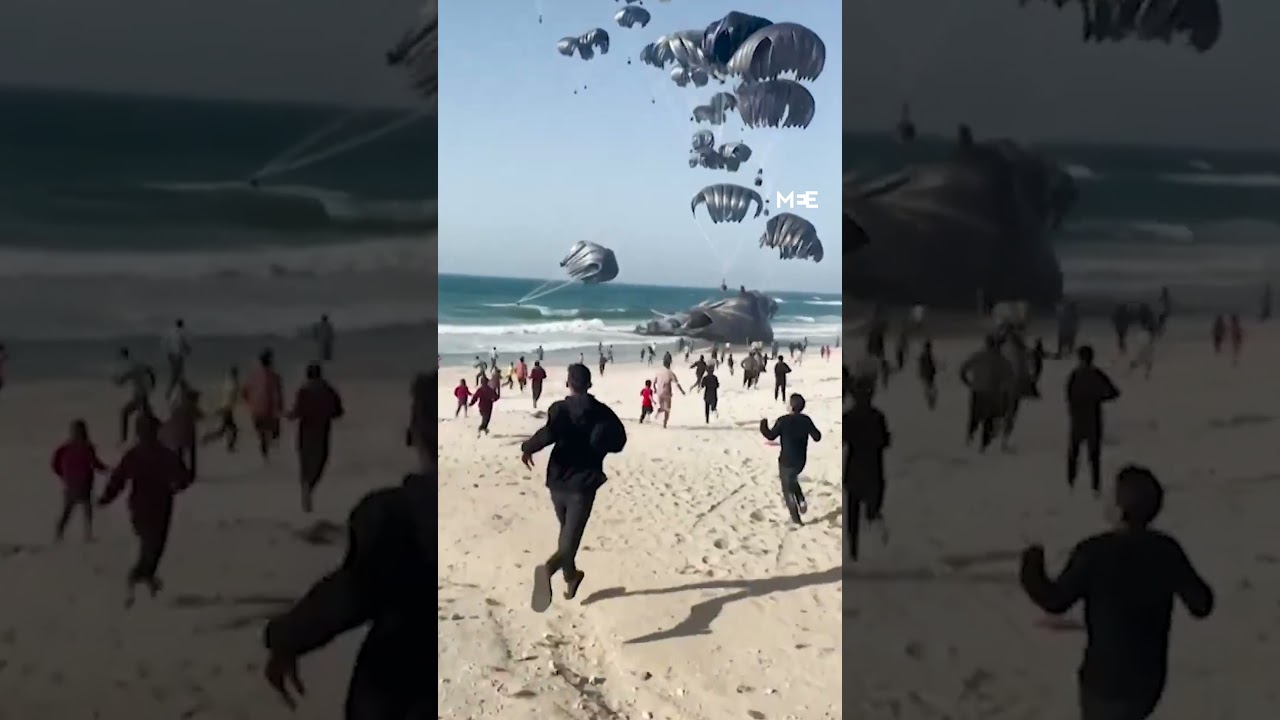 US carries out first humanitarian aid airdrop in Gaza