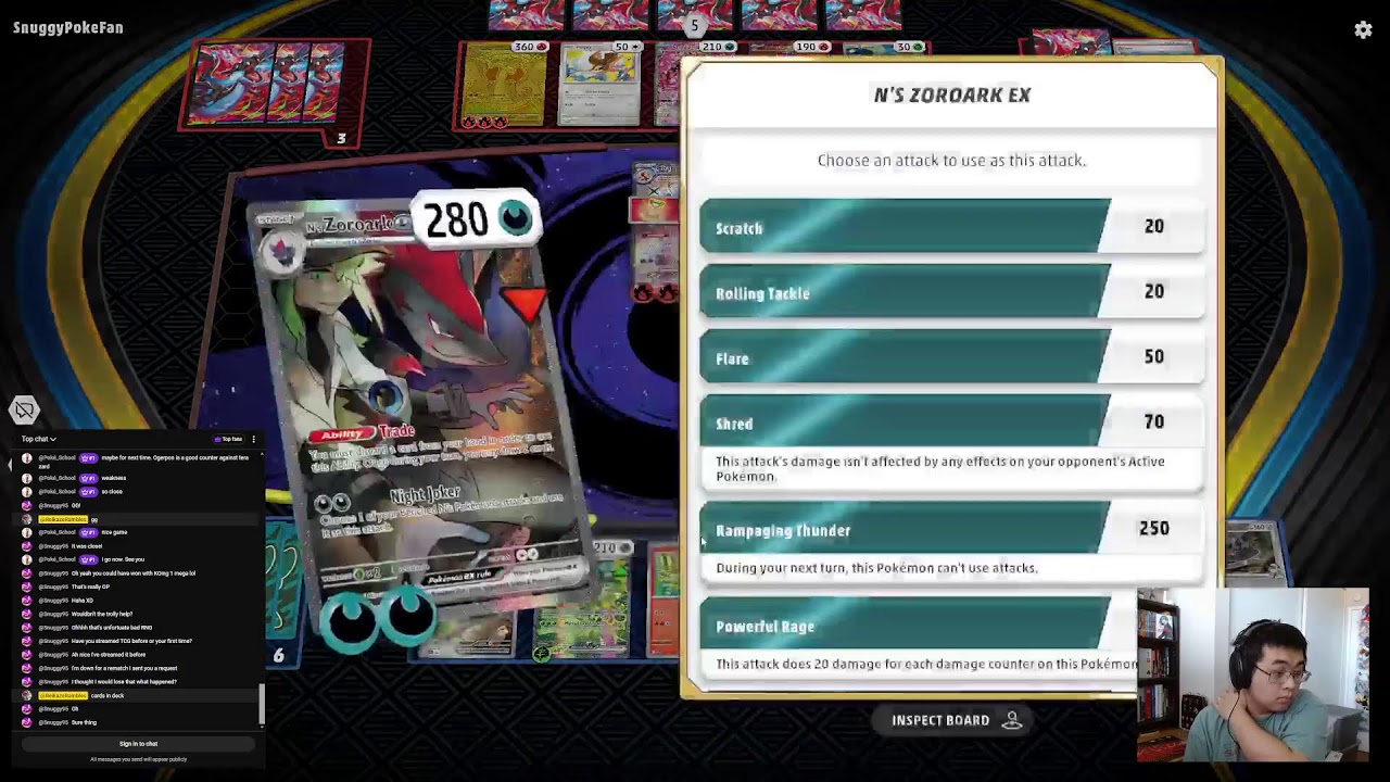 Streaming Some Pokemon TCG N's Exodia
