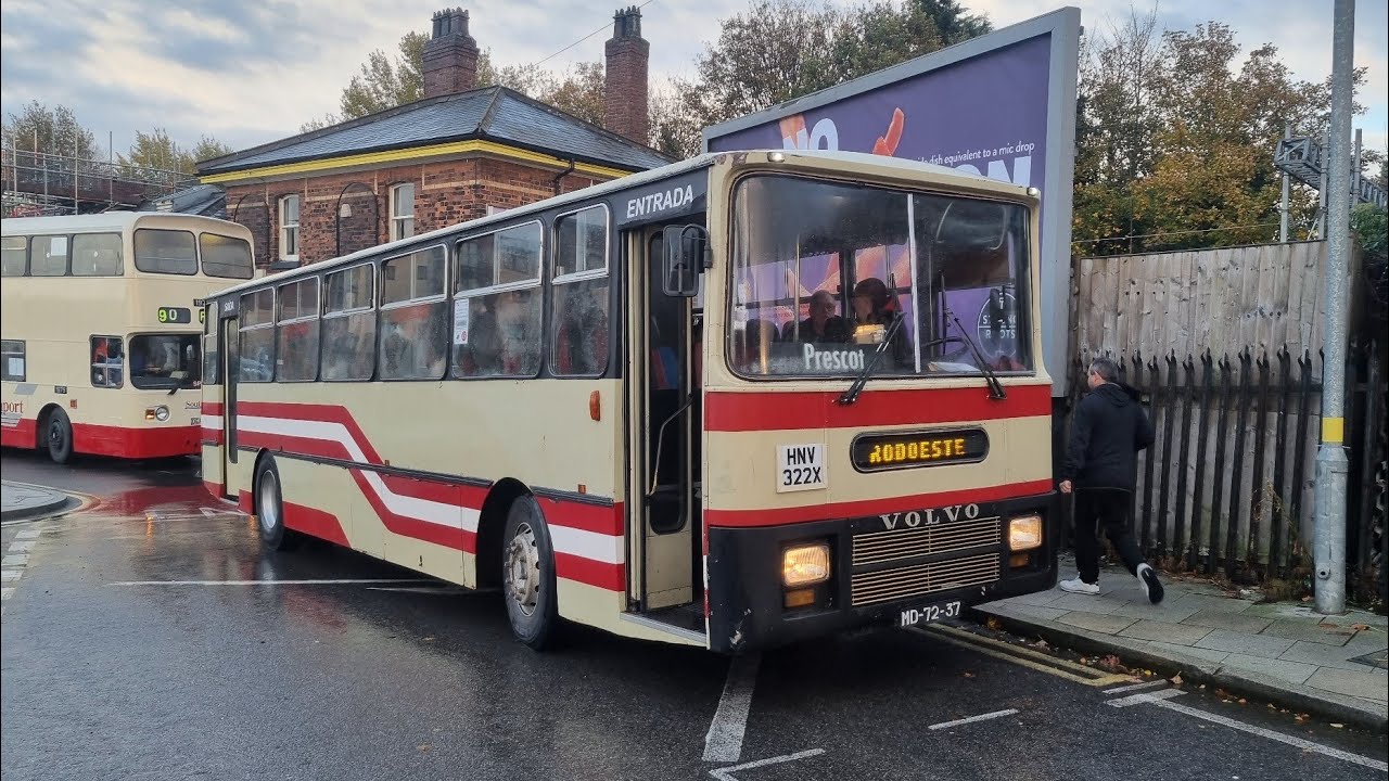 Thrashed! Preserved Rodoeste Volvo B10M UTIC HNV322X (MD-72-37) - Route 90