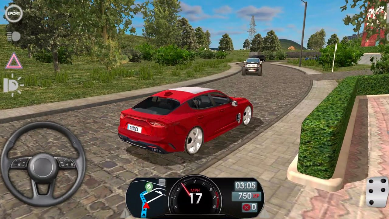 Drive And Park Kia Stinger 🚗 Driving School Simulator Gameplay 🎮