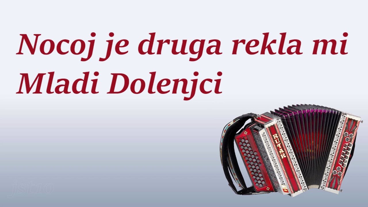 Diatonična Harmonika -  Nocoj je druga rekla mi