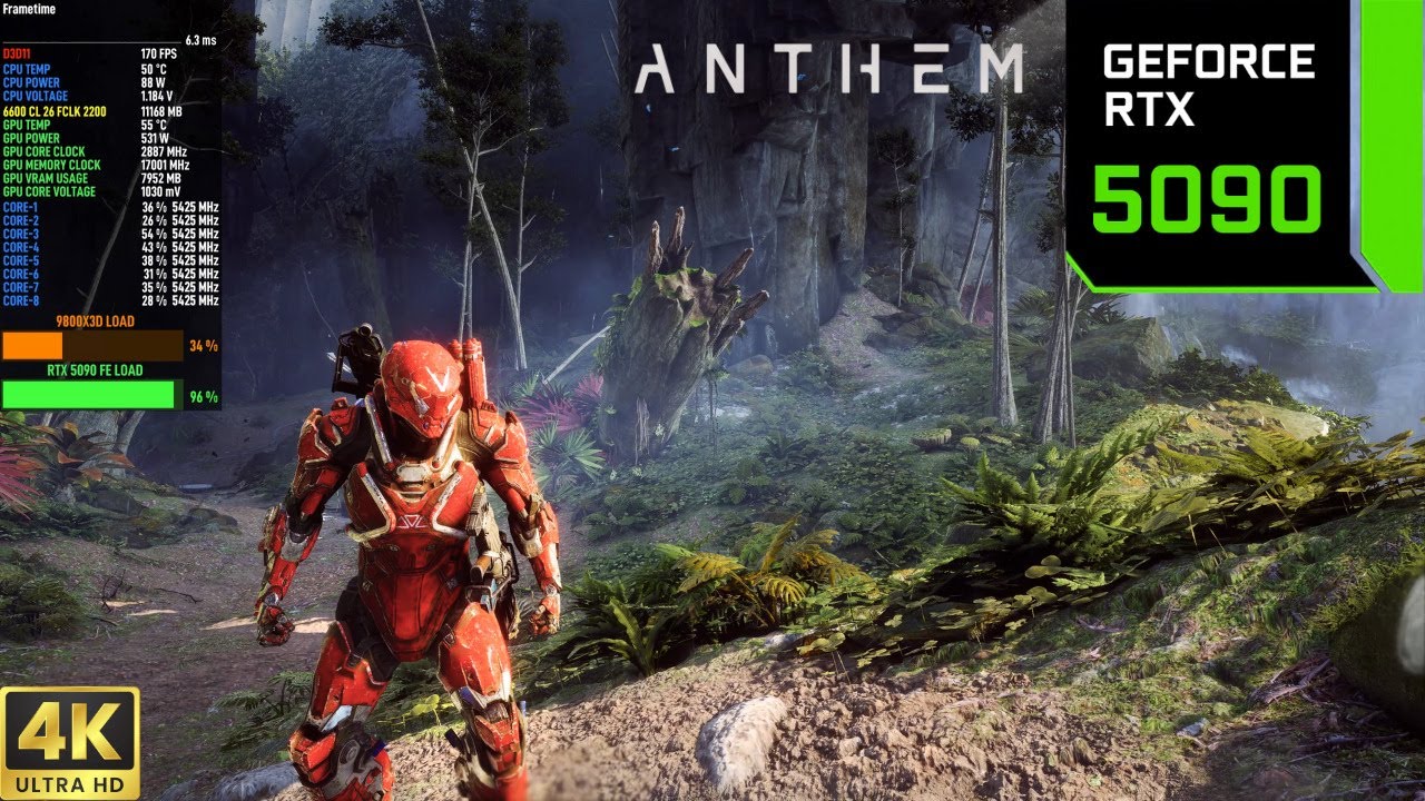 Anthem - RTX 5090 4K Native Maximum Settings