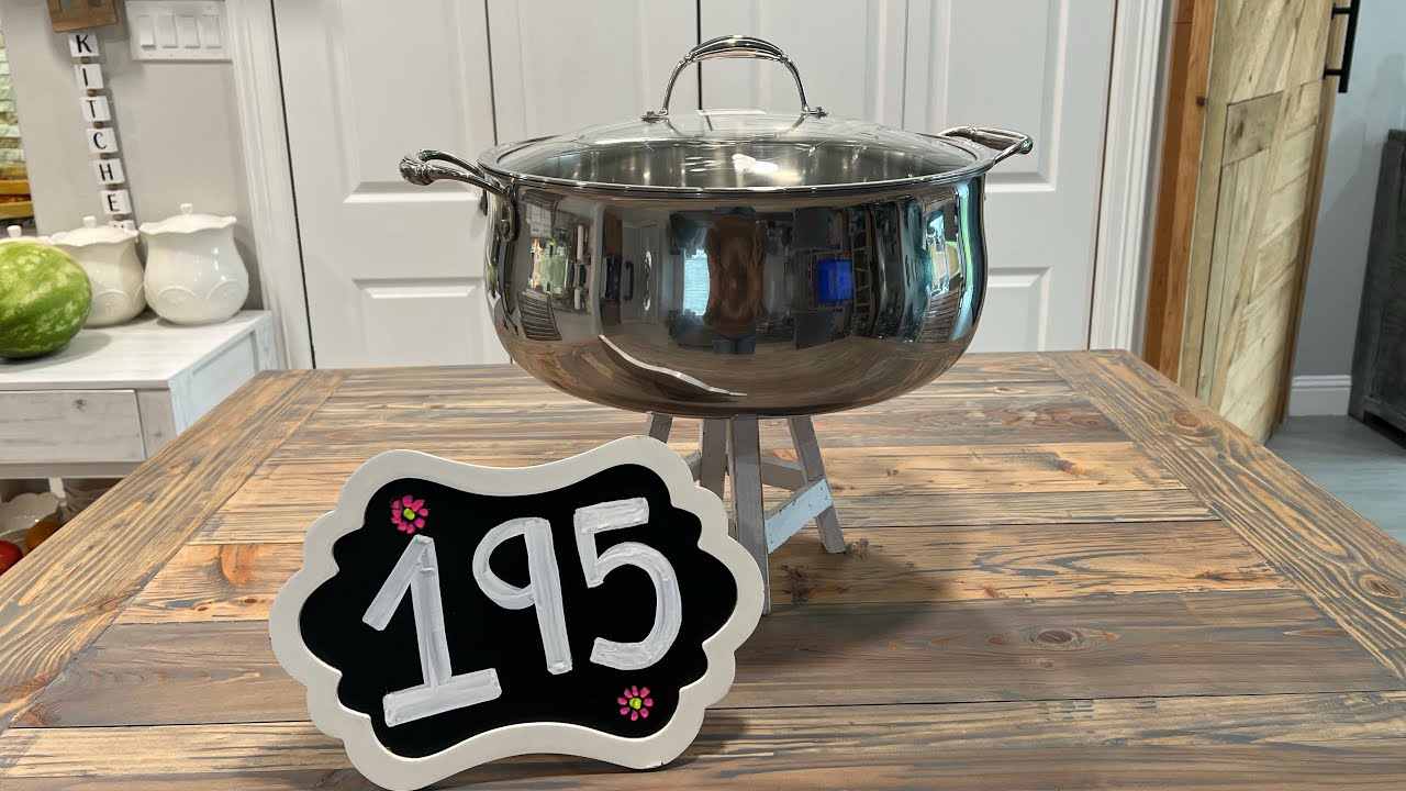 Casserola 18qt tri-ply ERIKA ULLOA 832-613-5860