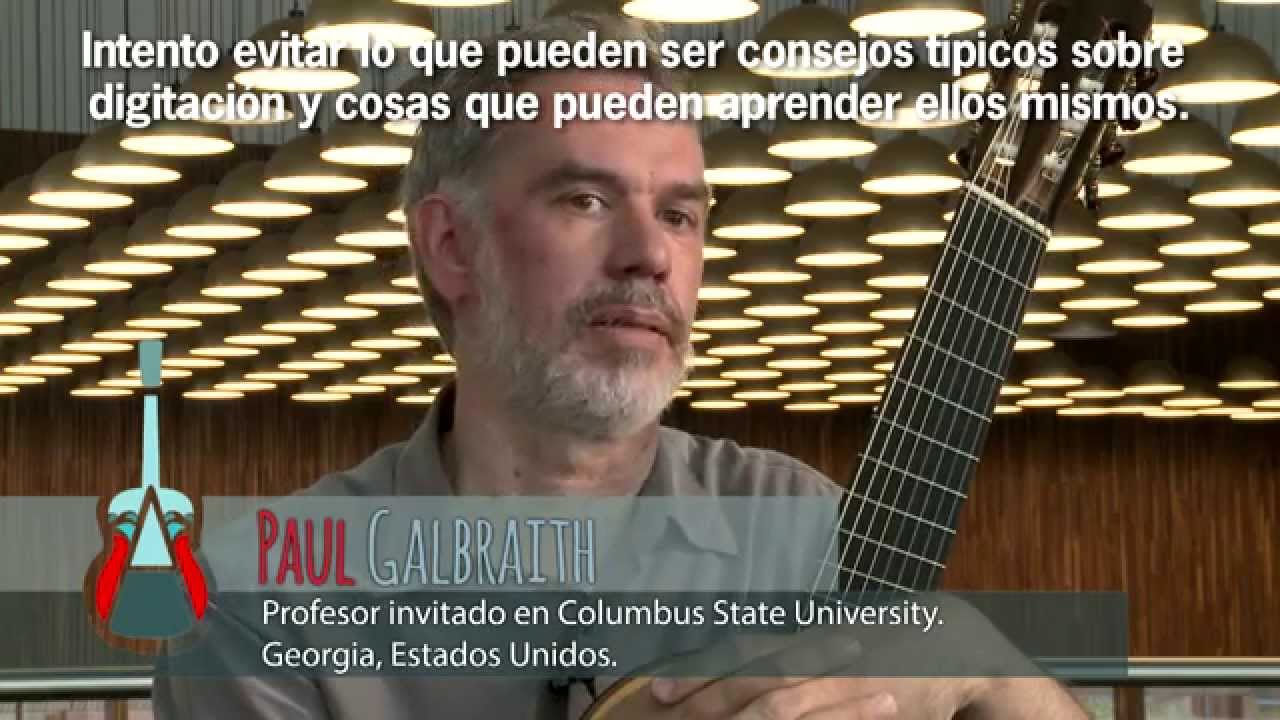 Paul Galbraith. Master Guitarra Alicante 2015