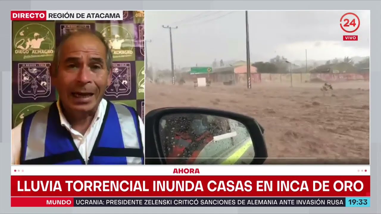 Alcalde de Diego de Almagro pide Estado de Catástrofe para Inca de Oro tras fuertes precipitaciones