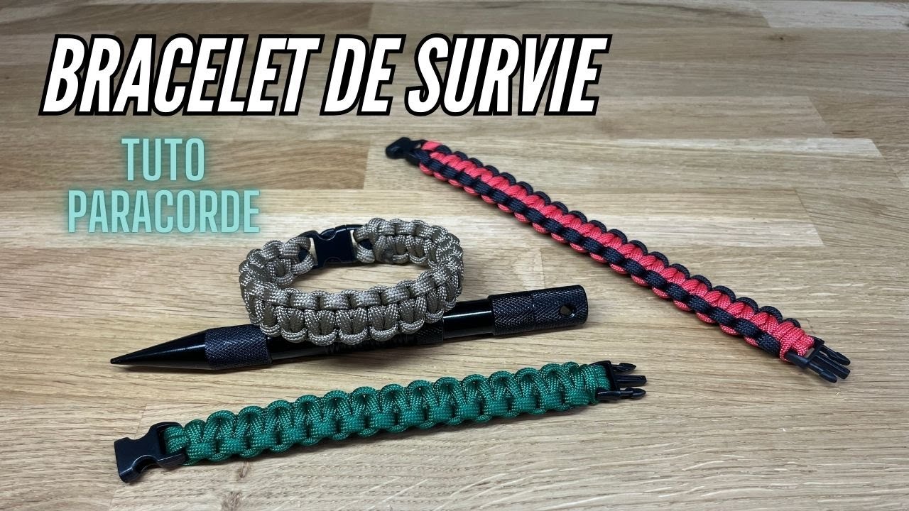 Tuto N°1 bracelet de survie cobra