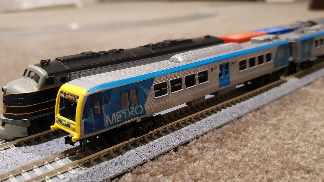 Melbourne Metro X'trapolis Model Train N-Scale