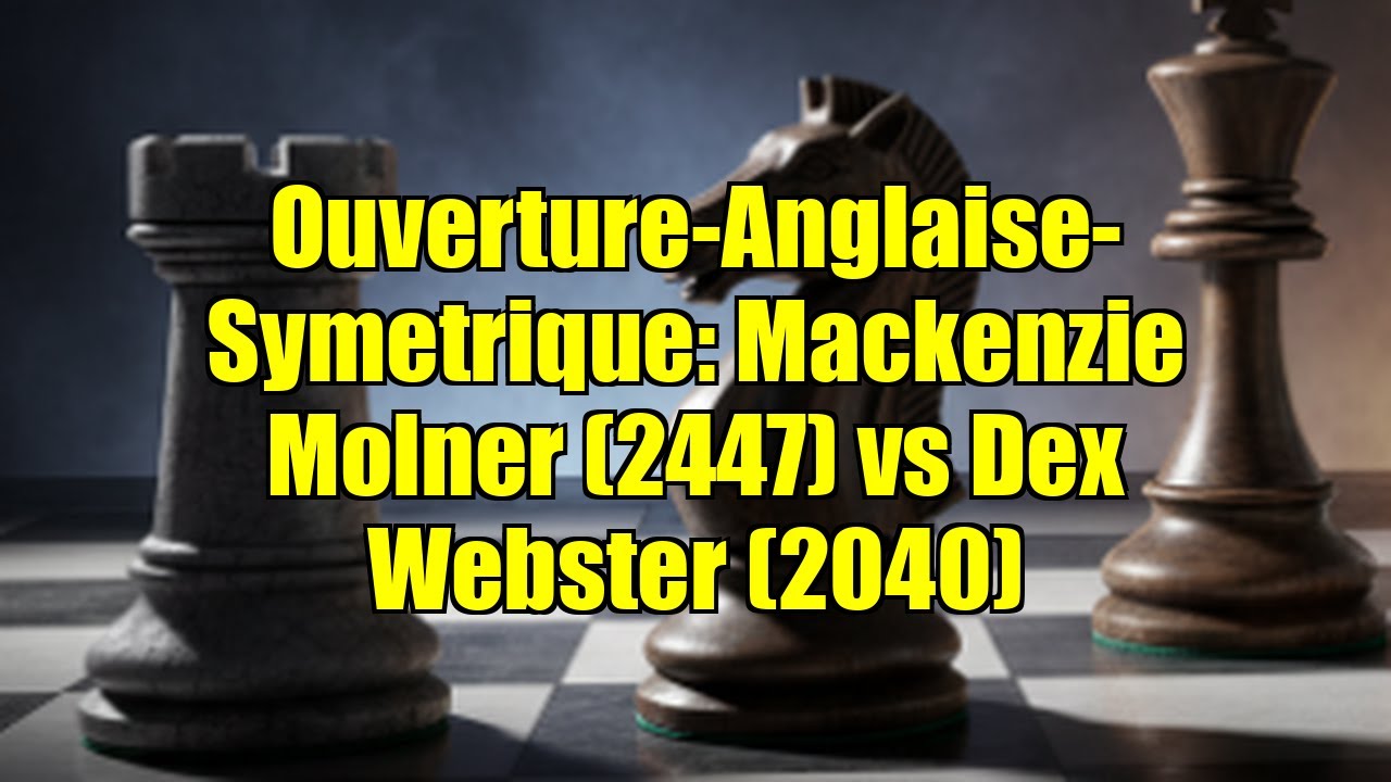 Ouverture-Anglaise-Symetrique: Mackenzie Molner (2447) vs Dex Webster (2040)