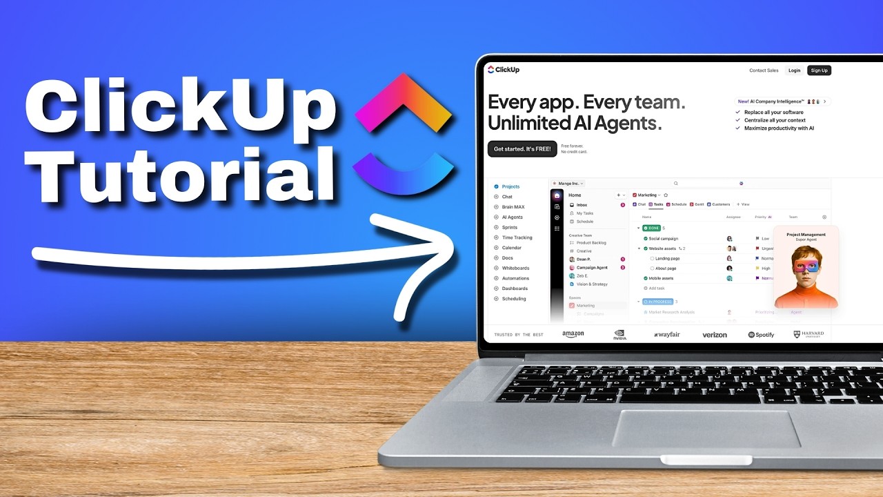 ClickUp Desktop Tutorial &bull; How To Use ClickUp on PC/Laptop 💻