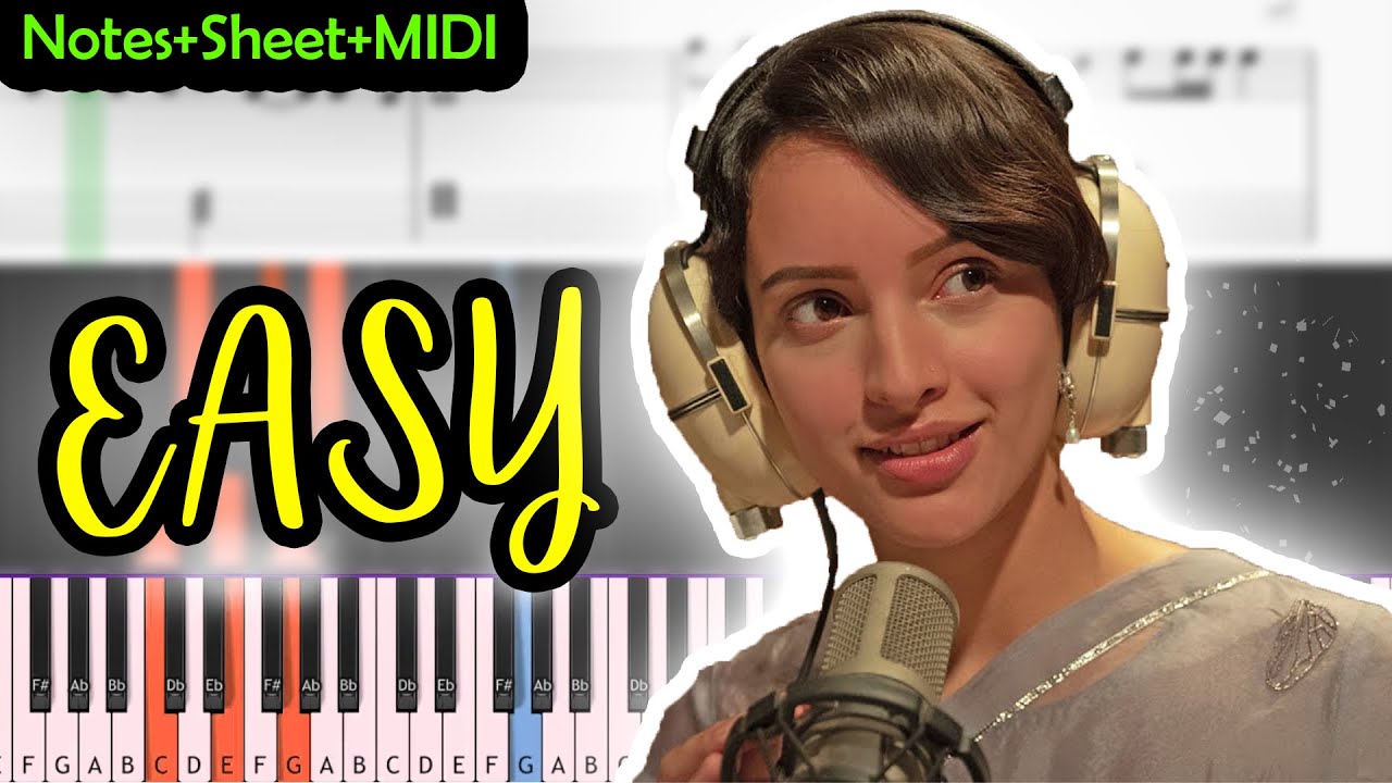 [Full] Ghodey Pe Sawar - Qala (2022) - Notes+Sheet+MIDI - EASY Piano Tutorial