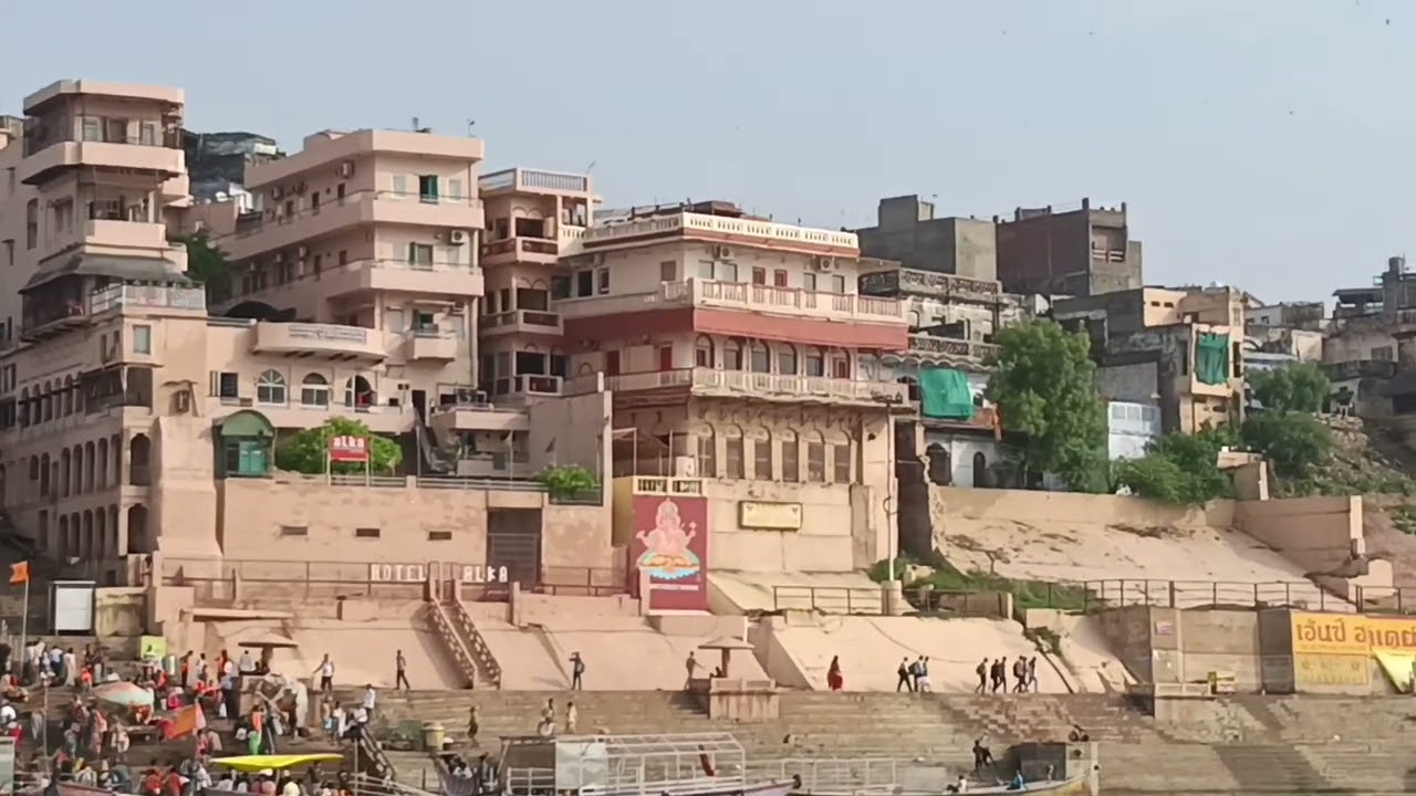 The ghats of ganga