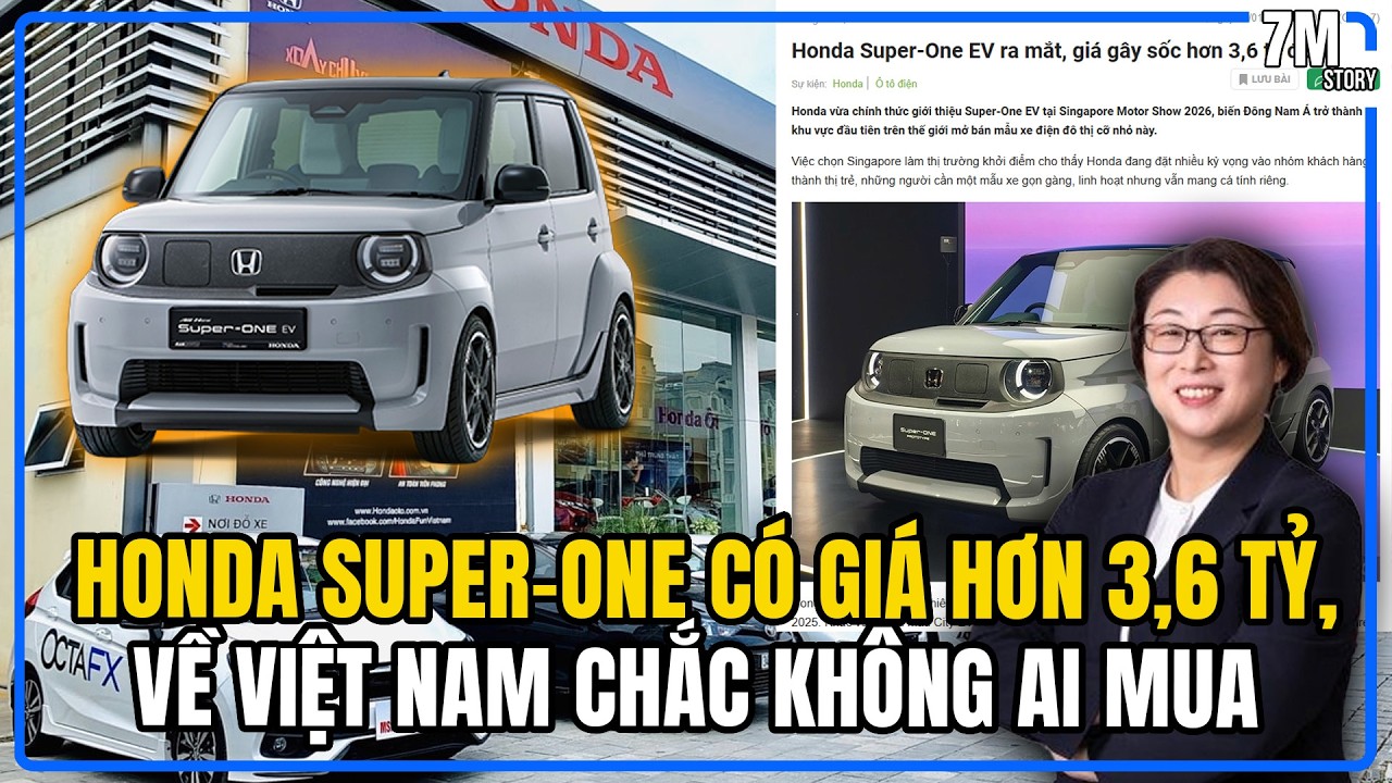 Ô TÔ ĐIỆN HONDA SUPER-ONE CÓ GIÁ HƠN 3,6 TỶ ĐỒNG, VỀ VIỆT NAM CHẮC KHÔNG AI MUA