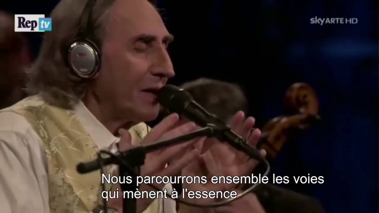 Battiato, la cura sottotitoli francese
