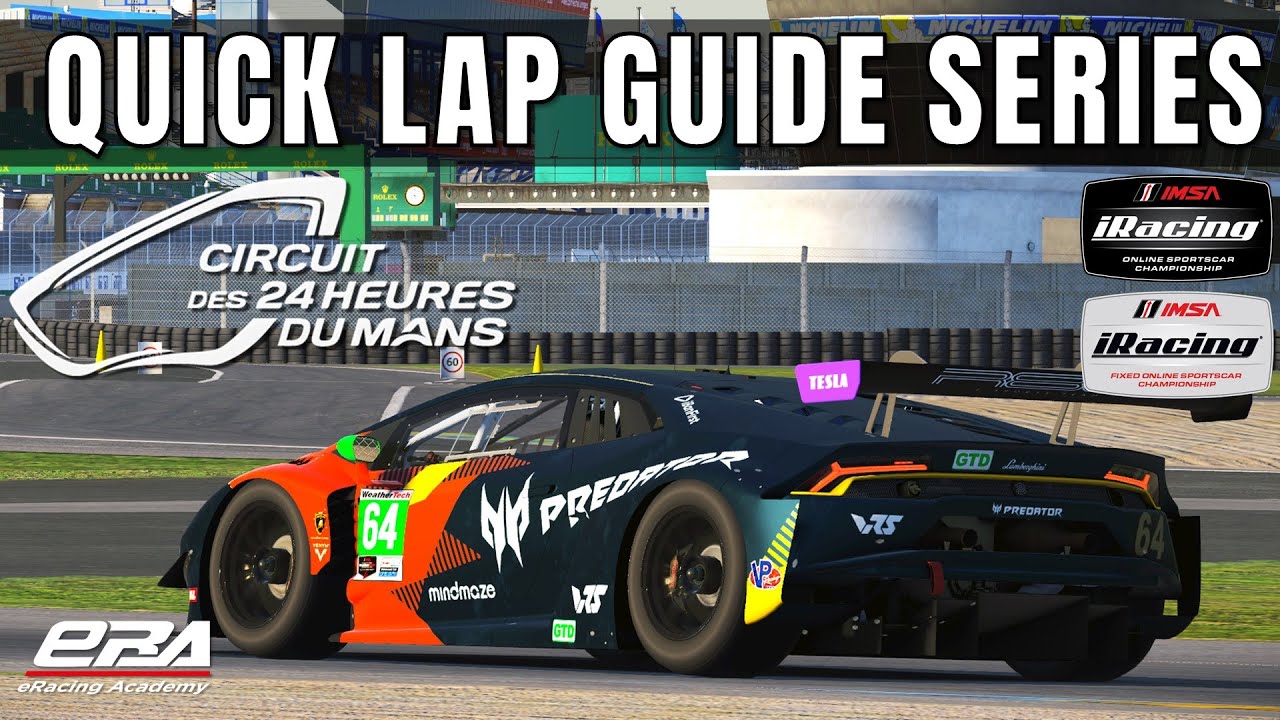 24 Heures du Mans / Lamborghini Huracán GT3 EVO / iRacing Lap Guide 🚨3:55.316