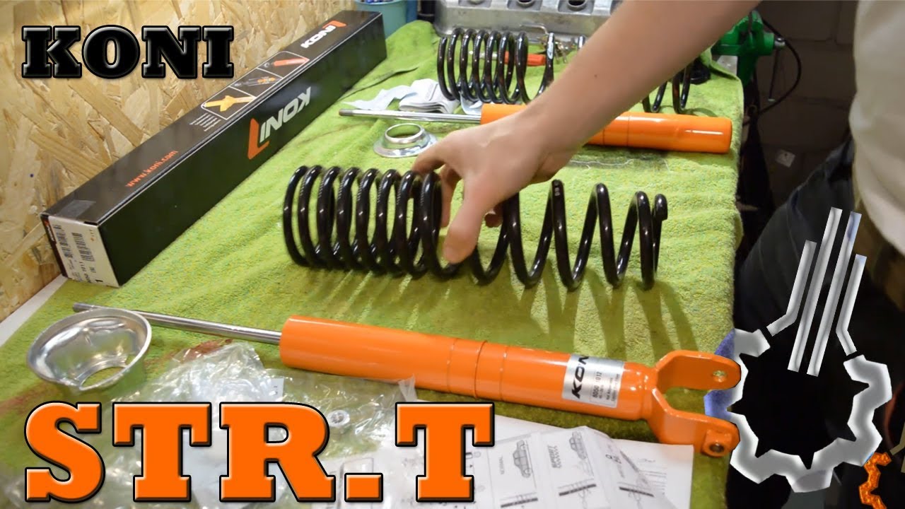 KONI STR.T orange - shock absorber - Dämpfer - Unboxing