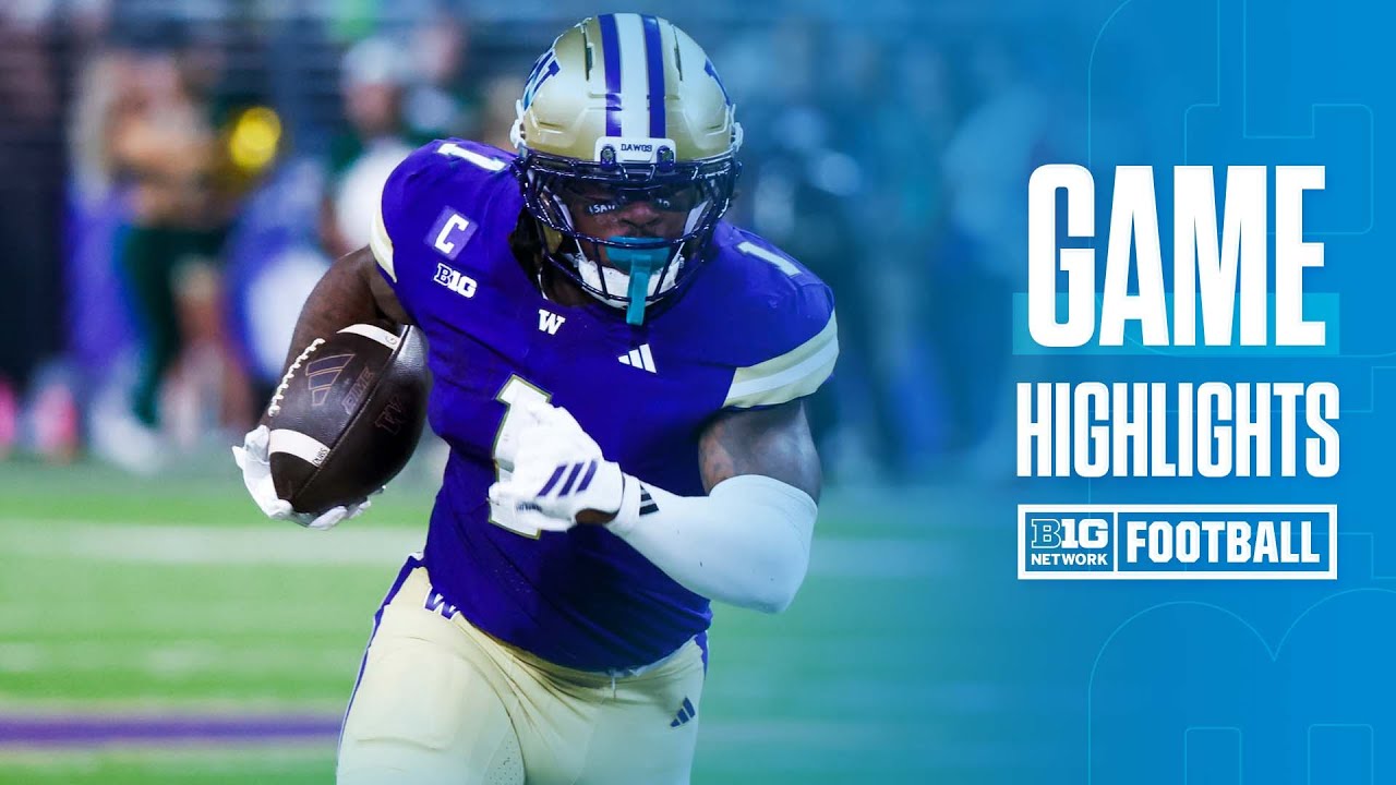 Colorado State at Washington | HIGHLIGHTS | Big Ten Football | 08/30/225
