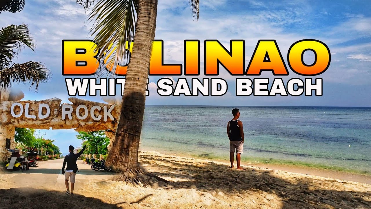 🏍️ THE CRYSTAL CLEAR WATER OF BOLINAO PANGASINAN WHITE SAND BEACH | OLD ROCK RESORT | BOLINAO CHURCH