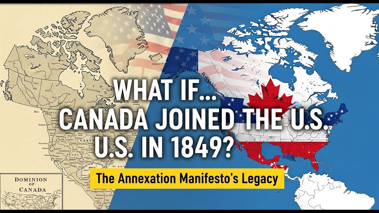What if the 1849 Annexation Manifesto had succeeded and Canada voted to join the U.S.?