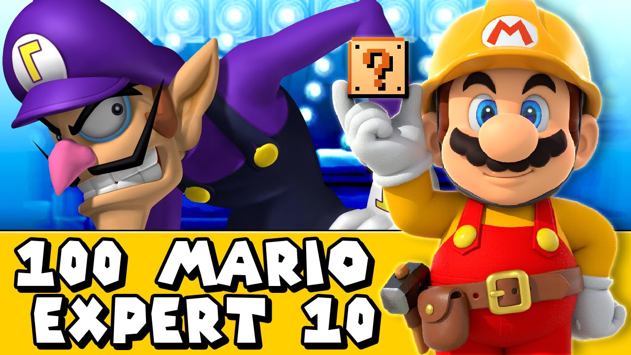 Super Mario Maker 100 Mario Challenge (Expert #10)