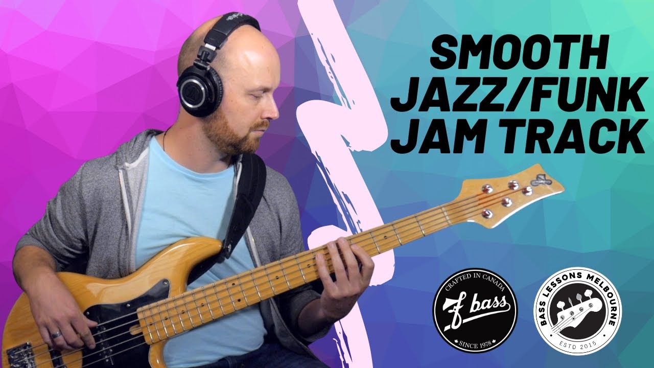 Smooth Jazz/Funk Jam Track with my F Bass VF5