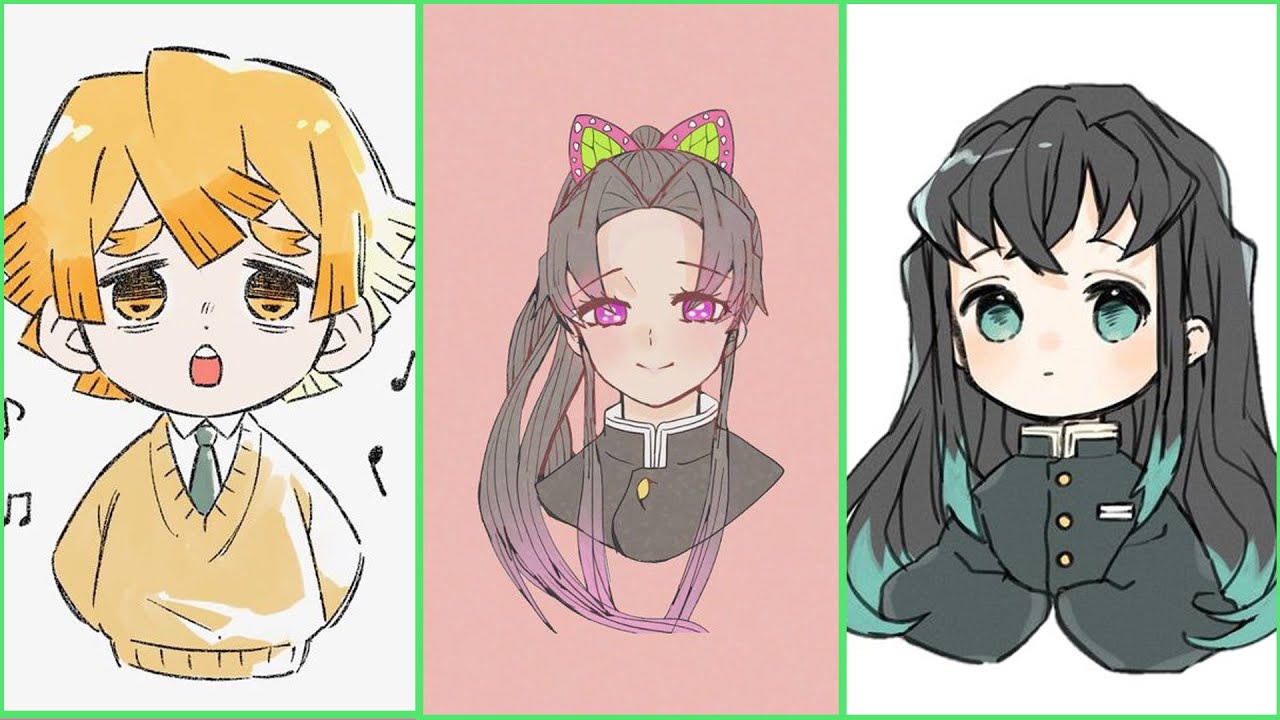 ティックトック絵 | 鬼滅の刃イラスト - Kimetsu no Yaiba Painting CDH TikTok#0050