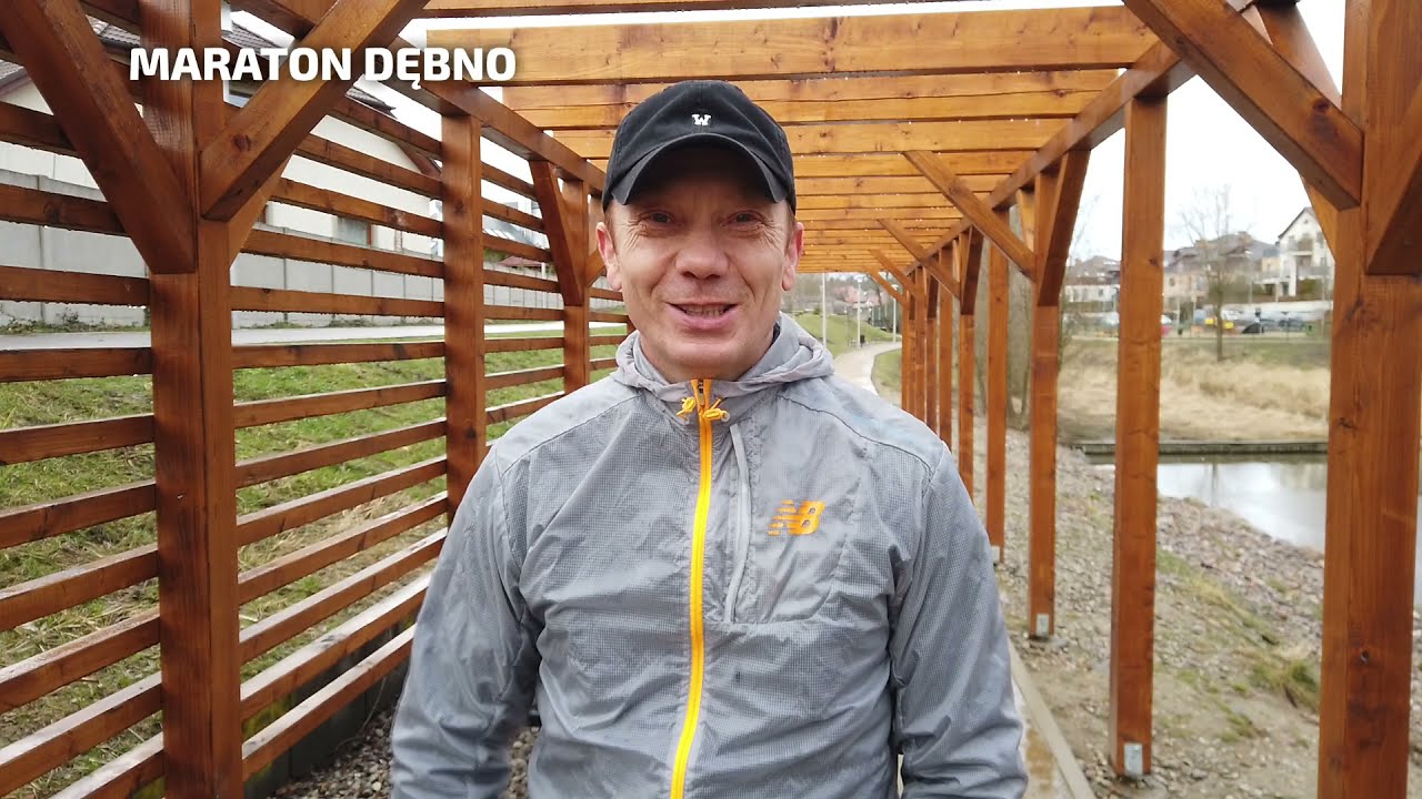Rafał Wójcik   o maratonie w Dębnie
